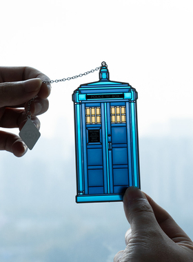 Doctor Who神秘博士赛凡正版周边Tardis塔迪斯彩透书签