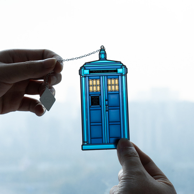 Doctor Who神秘博士赛凡正版周边Tardis塔迪斯彩透书签