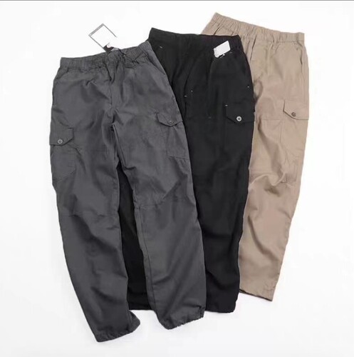 B6-3外贸YOUT户外多口袋工装长裤子运动休闲宽松直筒裤透气登山