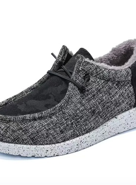 YDU同款夏季舒适软底轻便帆布鞋一脚蹬男帆布鞋懒人鞋透气鞋