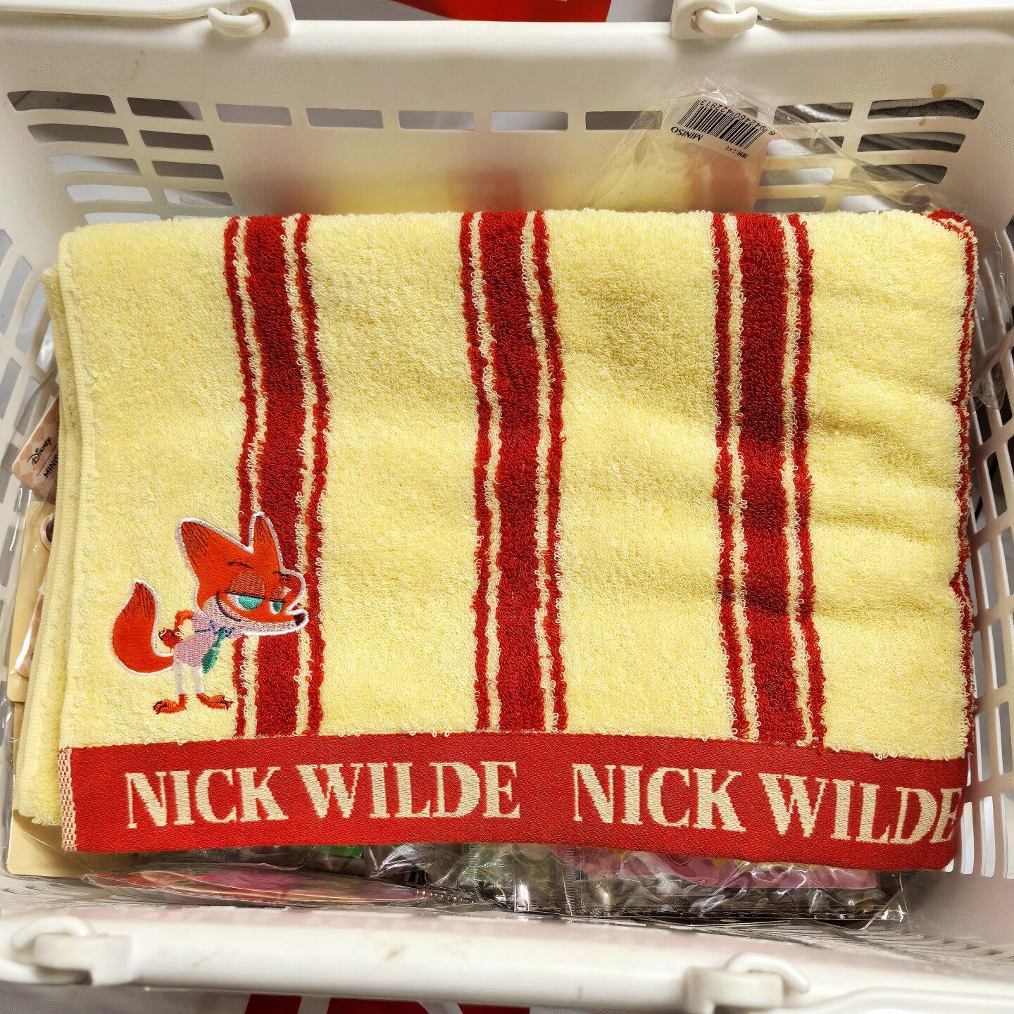 名创优品儿童巾浴巾毛巾朱迪尼克