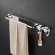 轻奢风毛巾架304不锈钢浴室凉毛巾杆高端卫生间浴巾架壁挂置物架