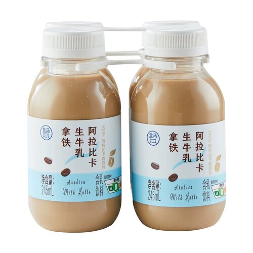盒马代购  阿拉比卡生牛乳拿铁245ml*4