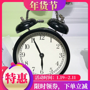 大运国内宜家IKEA德卡 闹钟经典款式复古创意懒人闹钟床头钟表