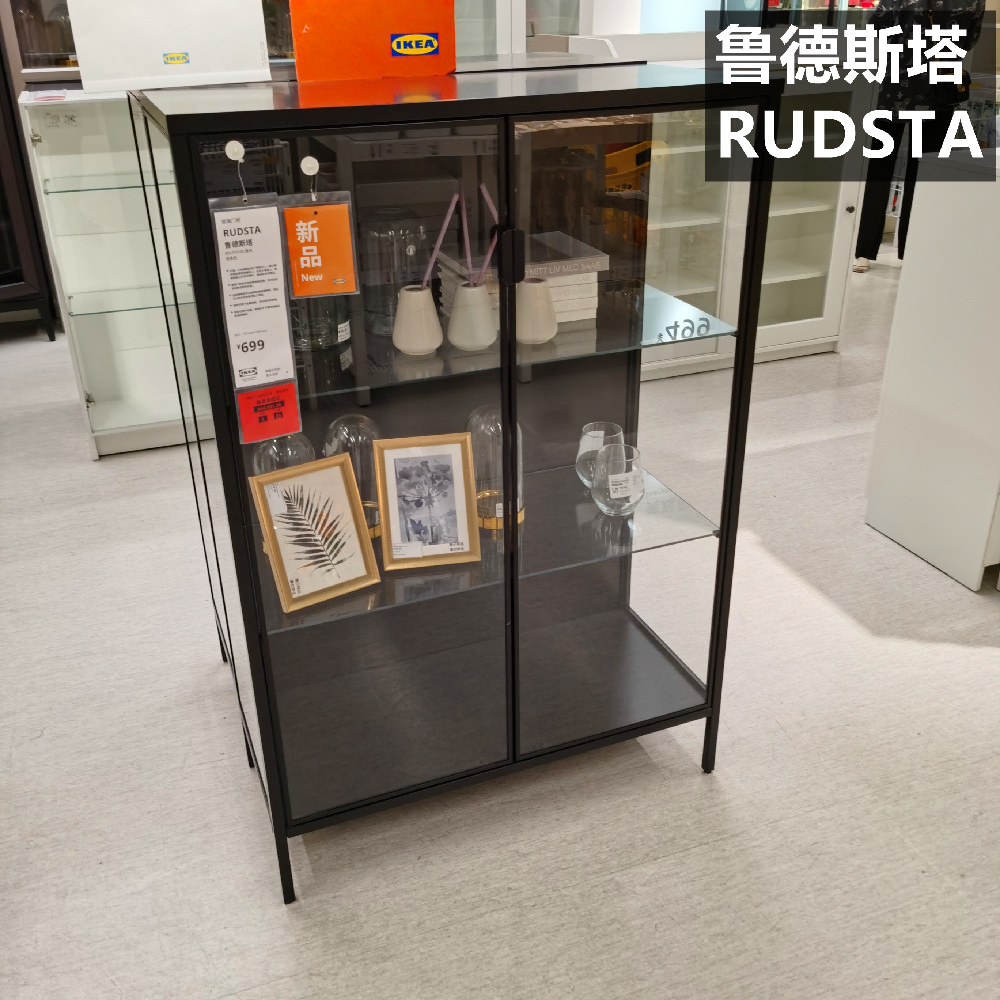 玻璃柜宜家手办卡通展示柜
