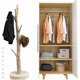 实木衣帽架落地简约现代树枝挂衣卧室家用个性 衣服架子省空间创意