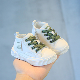 学步鞋男宝宝小童1到3岁男童鞋子女童板鞋防滑软底婴儿鞋子春秋款