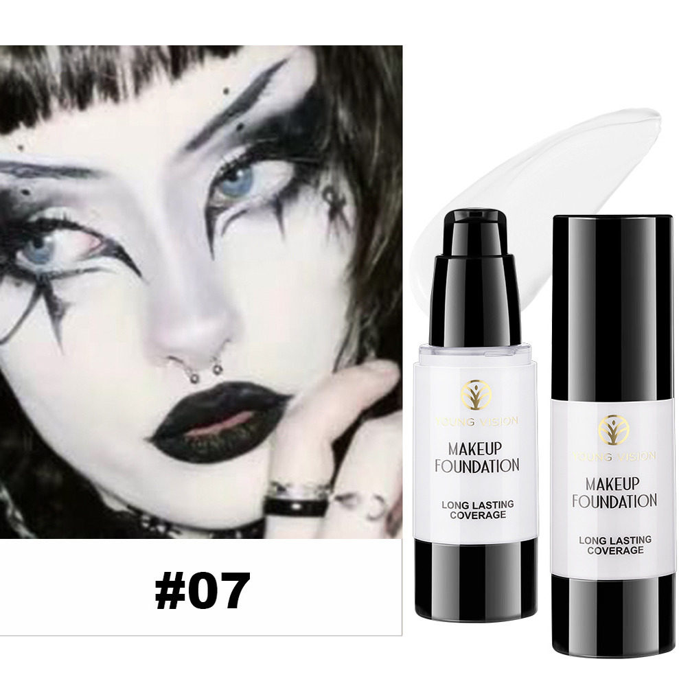 超白粉底液暗黑系哥特舞台妆惨白特效化妆万圣节cos纯白调色粉底,彩妆/香水/美妆工具,粉底液/膏,淘宝优惠券,粉丝福利购,淘宝优惠卷