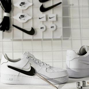 CV1758 耐克 男运动休闲板鞋 Force1空军一号可拆卸魔术贴 100 Air