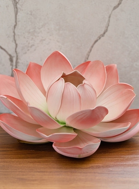 新款酒店水池仿真荷花 七夕节中秋节河灯莲花灯荷花灯