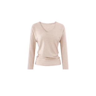 【】航邦祺V领慵懒风打底上衣