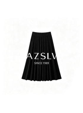 【VAZSLVE/全新奢品】捡漏A字温柔风压褶半身裙BQHQ-1185
