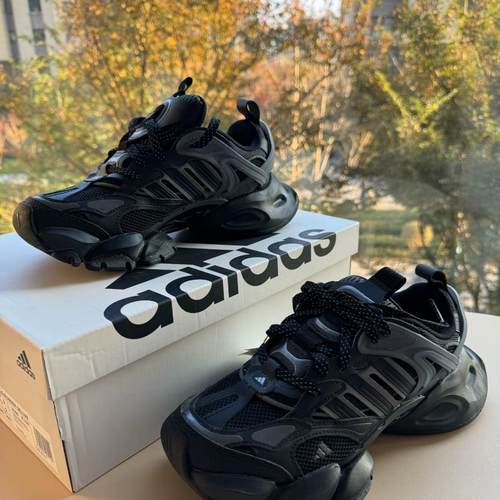 Adidas阿迪 XLG RUNNER DELUXE 时尚舒爽 低帮休闲跑步鞋 JR3086