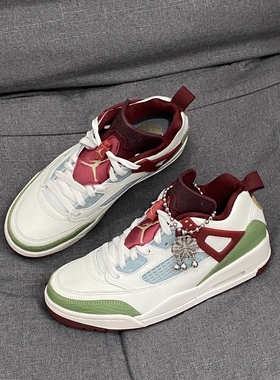Jordan SpizikeLowCNY龙年限定耐磨轻便低帮复古篮球鞋FJ6372-100