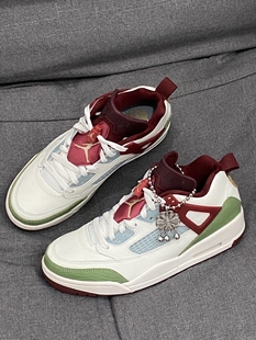 Jordan SpizikeLowCNY龙年限定耐磨轻便低帮复古篮球鞋FJ6372-100