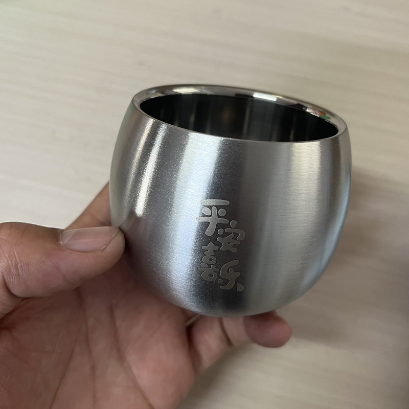 304不锈钢防摔高颜值酒杯图片