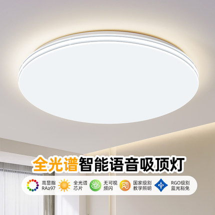 卧室灯主卧2025新款led吸顶灯简约现代大气客厅大灯中山灯具书房