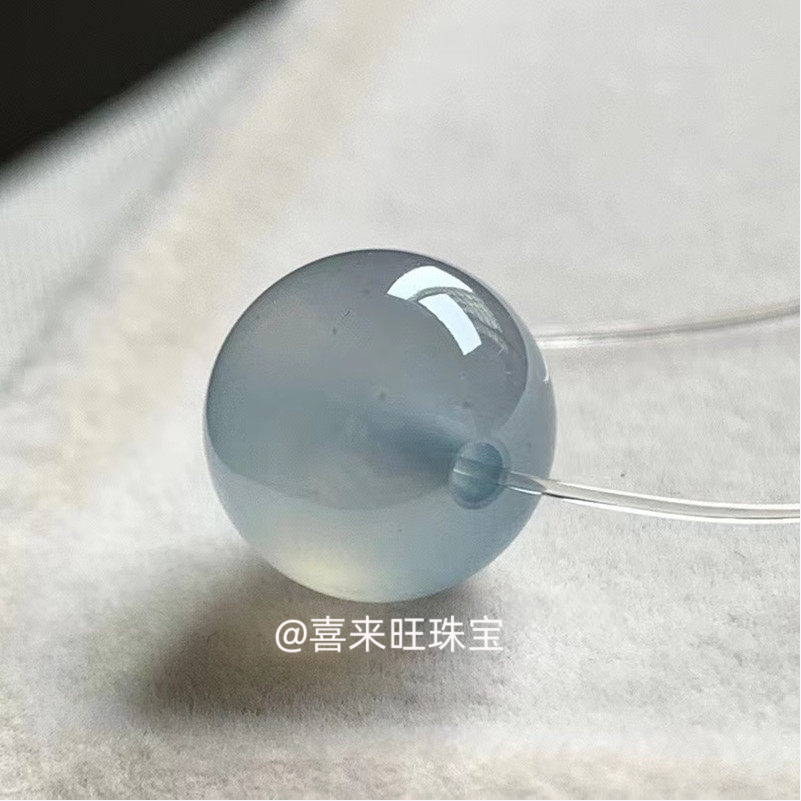 天然缅甸老坑翡翠冰种白冰高冰种圆珠子手串手链单颗散珠玉石配饰,珠宝/钻石/翡翠,手链/手串,淘宝优惠券,粉丝福利购,淘宝优惠卷