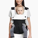 egobaby背带原装口水巾二月狗吮吸带胸前咬巾双肩纯棉磨牙垫围嘴