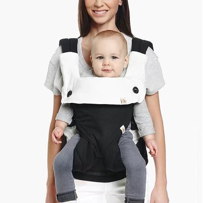 egobaby背带原装口水巾二月狗吮吸带胸前咬巾双肩纯棉磨牙垫围嘴