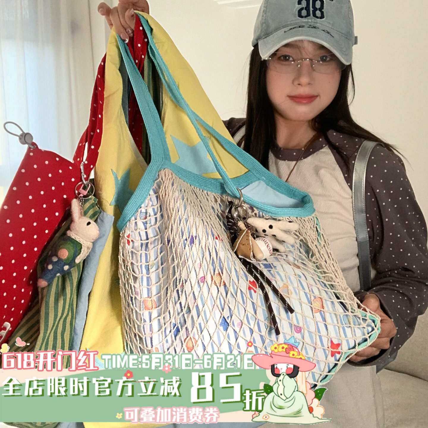 陈奶奶韩系氛围感单肩包合集~大容量托特包日常通勤百搭帆布包女