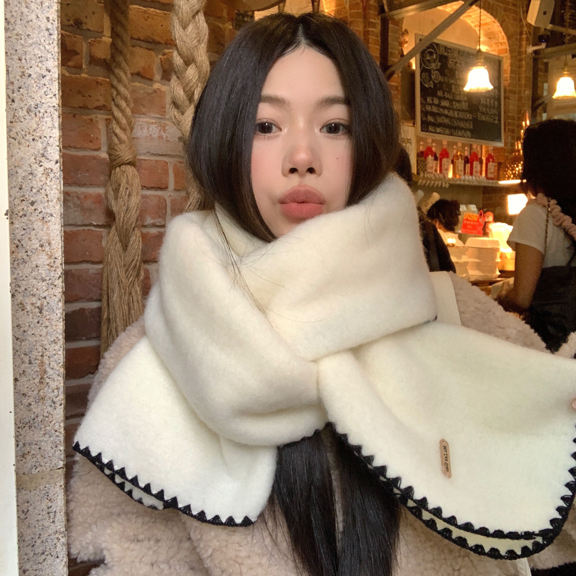 舒适主义~陈奶奶自留款围巾女