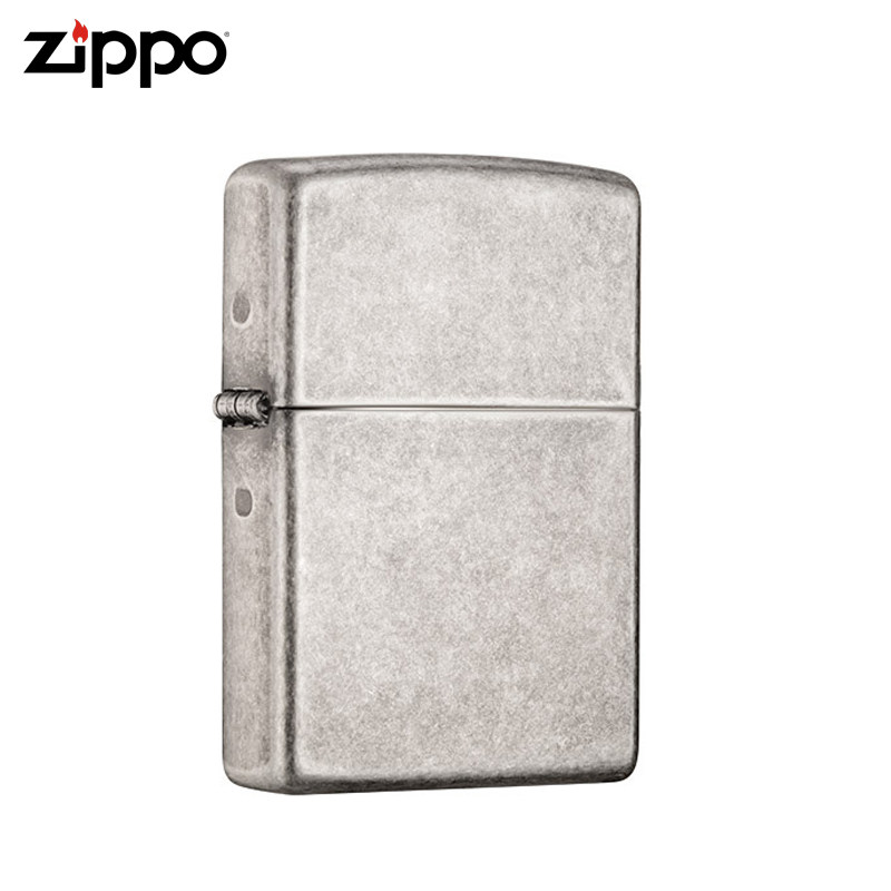 ZIPPO打火机正版之宝zppo古银121FB复古防风正品官网刻字七夕送礼