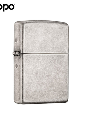 ZIPPO打火机正版之宝zppo古银121FB复古防风正品官网刻字七夕送礼
