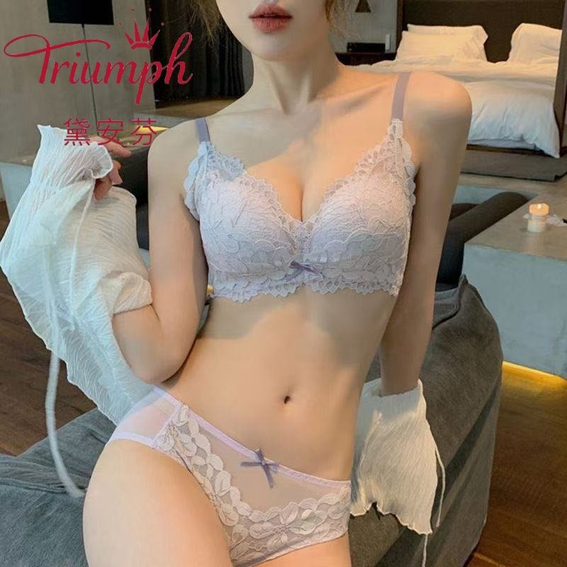 黛安芬文胸套装性感法式小胸聚拢