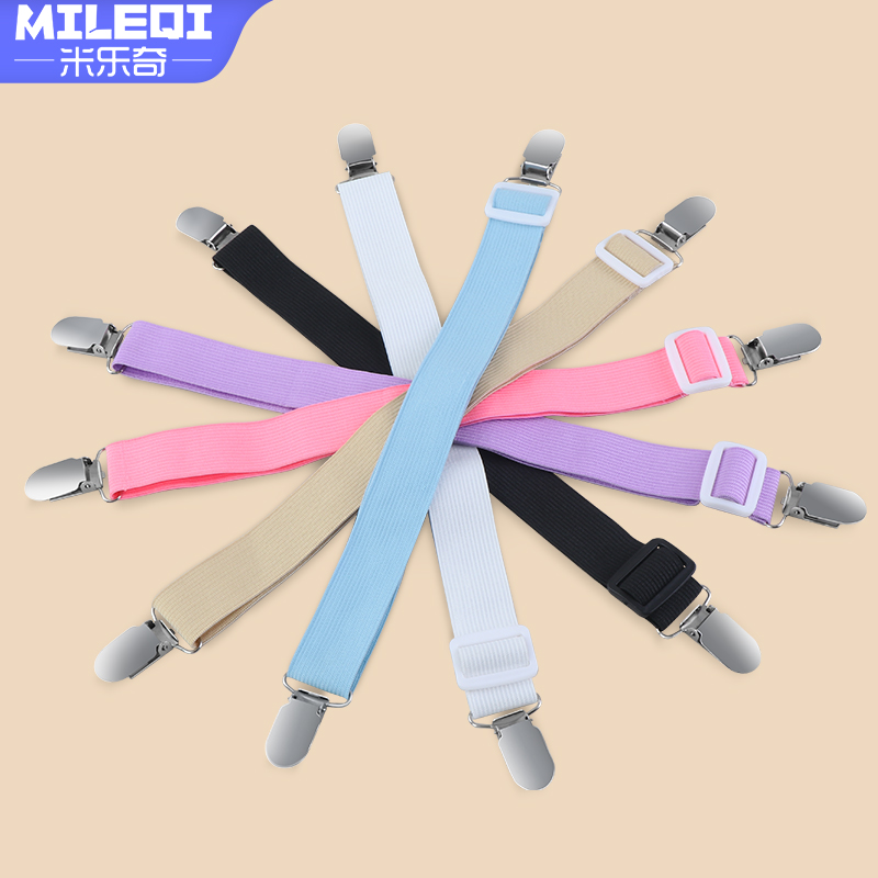 弹力松紧带固定夹子扣