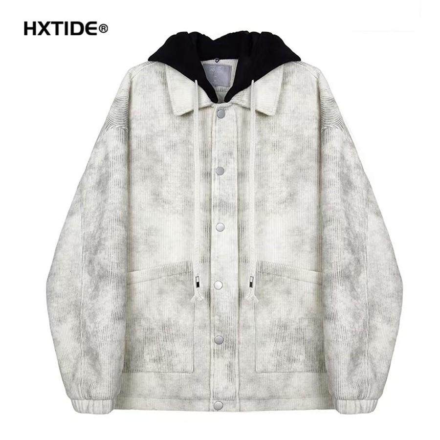 HX狐轩男装秋冬新品立领棉衣外套冬装韩版时尚百搭短款字母棉服潮