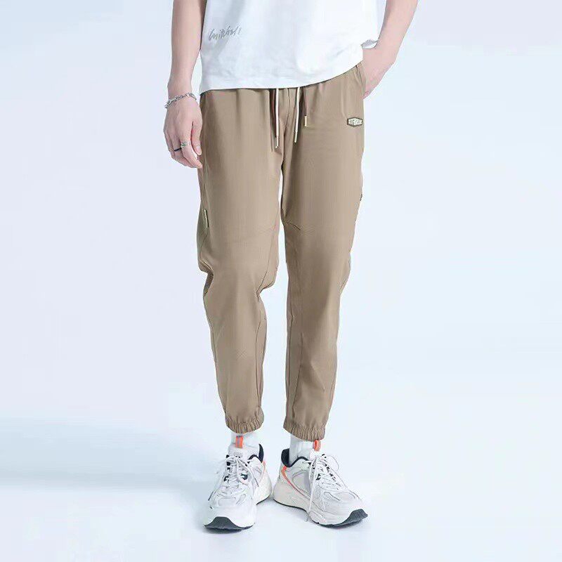 HX狐轩修身长裤夏季新品九分裤男
