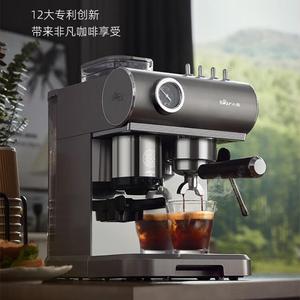 小熊咖啡机KFJ-L15M8萃取研磨一体机意式半自动家用机械舱咖啡机