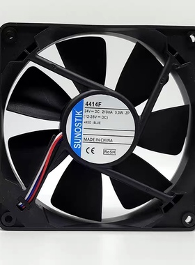 原装 4414F 12025 DC24V210mA 5W 12厘米3线测速轴流风机散热风扇
