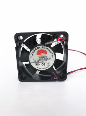 原装DOCENG直流无刷风扇12V 0.17A 6020  fd125015-dh1zp