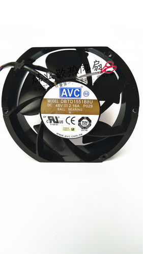 原装奇宏AVC DBTD1551B8U P029 DC48V 2.16A 四线大风量暴力风扇
