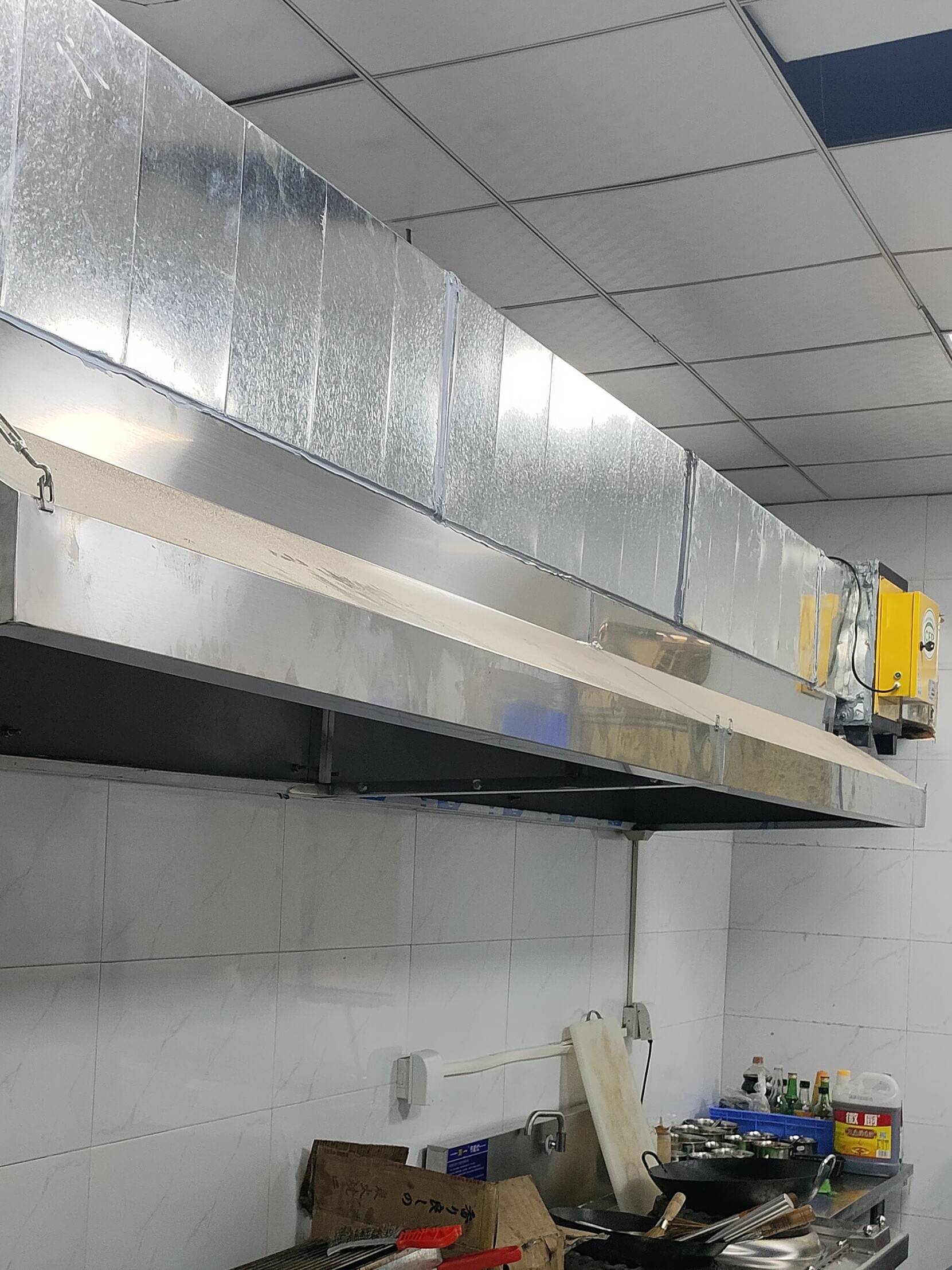 不锈钢烟罩商用抽油烟机酒店饭店食堂厨房烧烤强力排烟罩定制安装