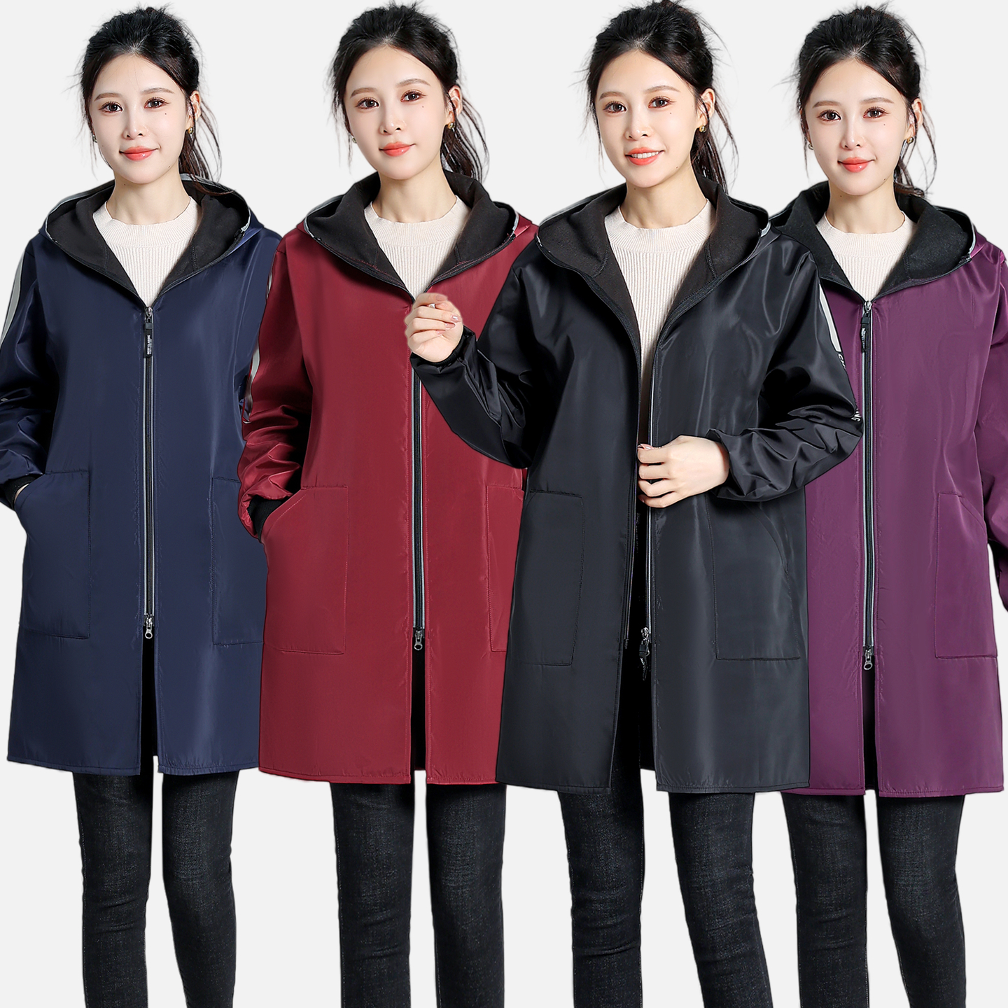 加绒加厚防水防油污围裙