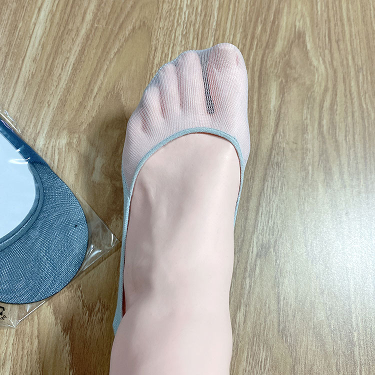 ggor韩国东大门浅口船袜女透肉隐形袜子硅胶不掉跟夏季薄纯色袜套