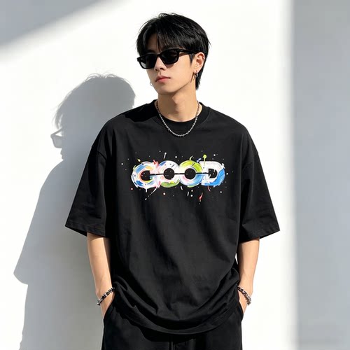 GOODBRAND重磅涂鸦情侣短袖T恤