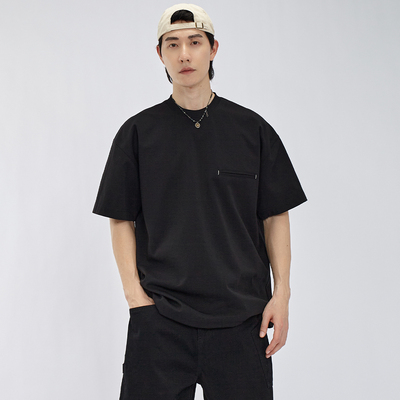 HAMB原创马吉拉纯色短袖T恤男女