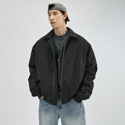 HAMB原创Bomber夹棉飞行员夹克