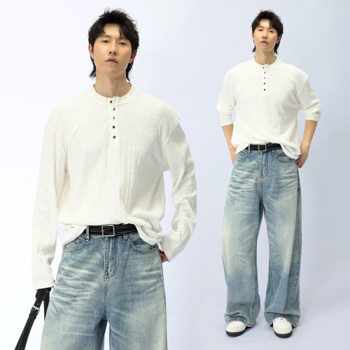 HAMB「云感」高级老钱亨利领长袖