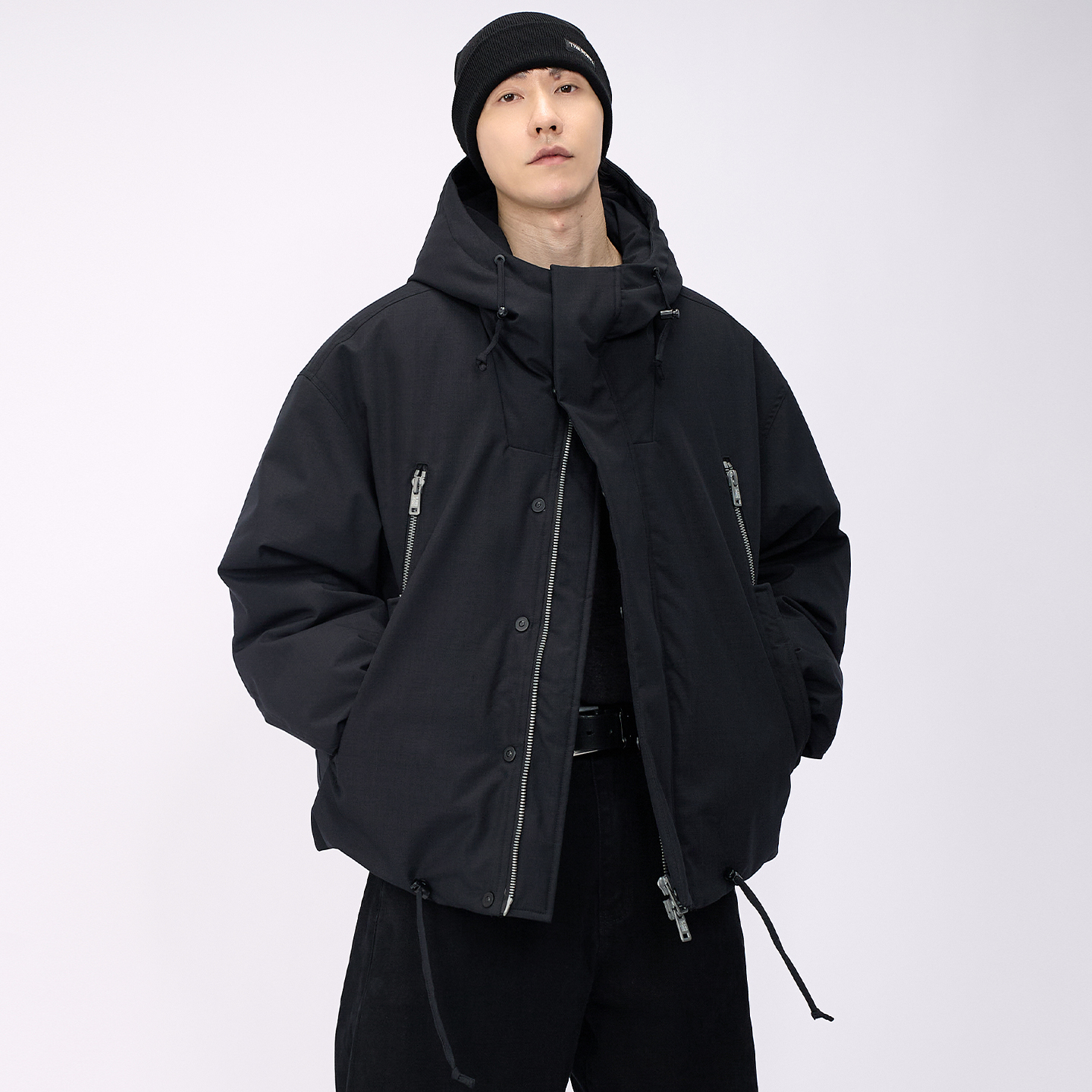 HAMB原创90白鸭绒高级连帽羽绒服