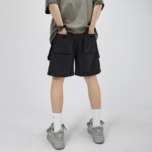HAMB原创 2026夏季美式工装短裤宽松短裤男潮流沙滩五分裤
