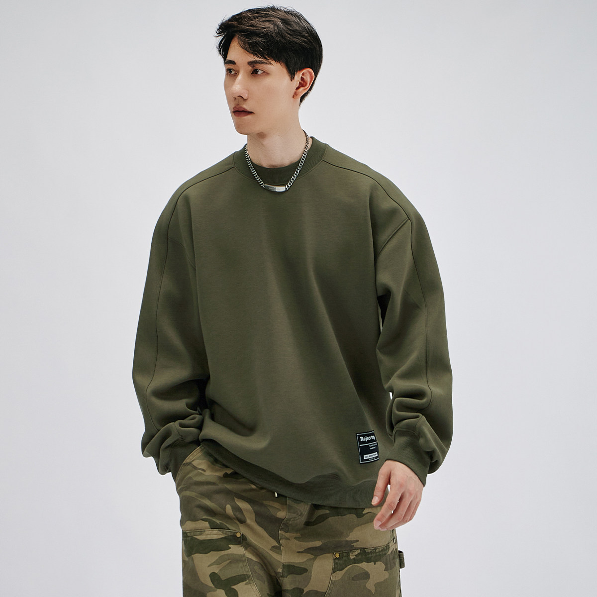 HAMB原创宽松美式套头卫衣