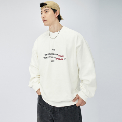 HAMB原创自制美古字母圆领卫衣