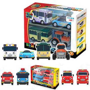 六一礼物韩国正版tayo太友公交车巴士泰路消防队玩具车轨道儿童男
