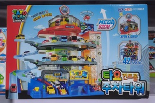 韩国tayo太友公交巴士救护中心男孩消防车超级大楼玩具车儿童轨道