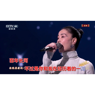 王菲 - 你我经历的一刻 MP4视频 原版伴奏KTV字幕 2026央视春晚
